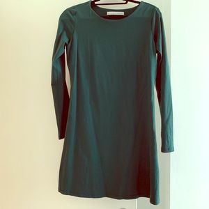 Susana Monaco forest green a-line dress